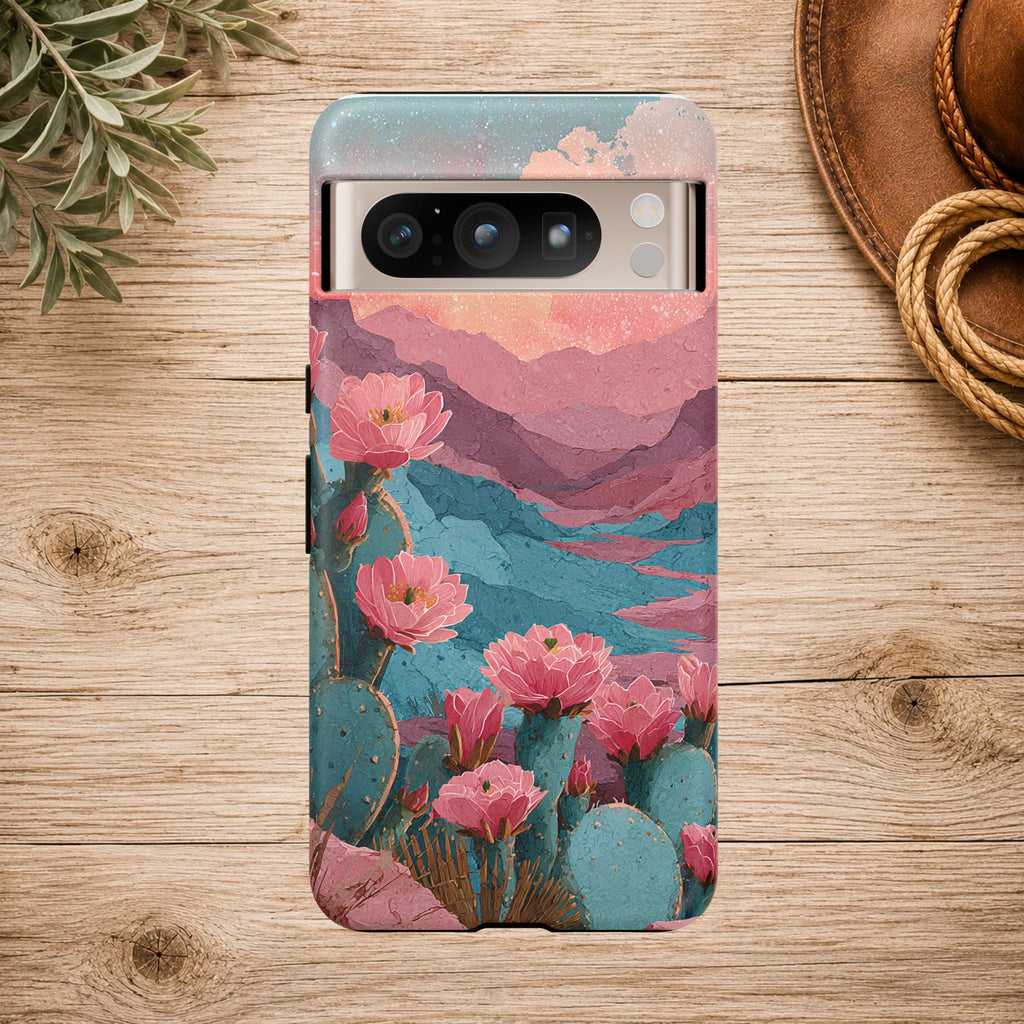 Desert Bloom Sunset Phone Case