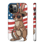 Patriotic Cowboy Bunny Phone Case