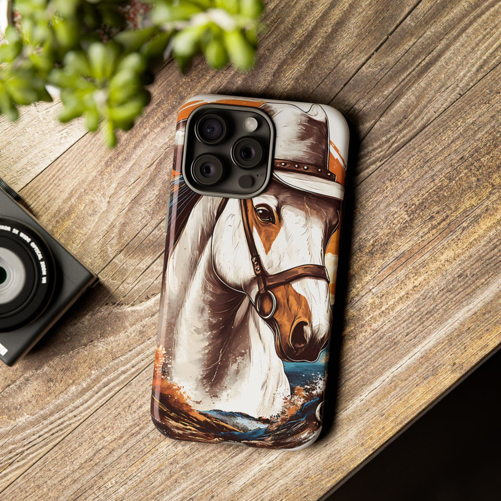White Hat Horse-Phone Cases
