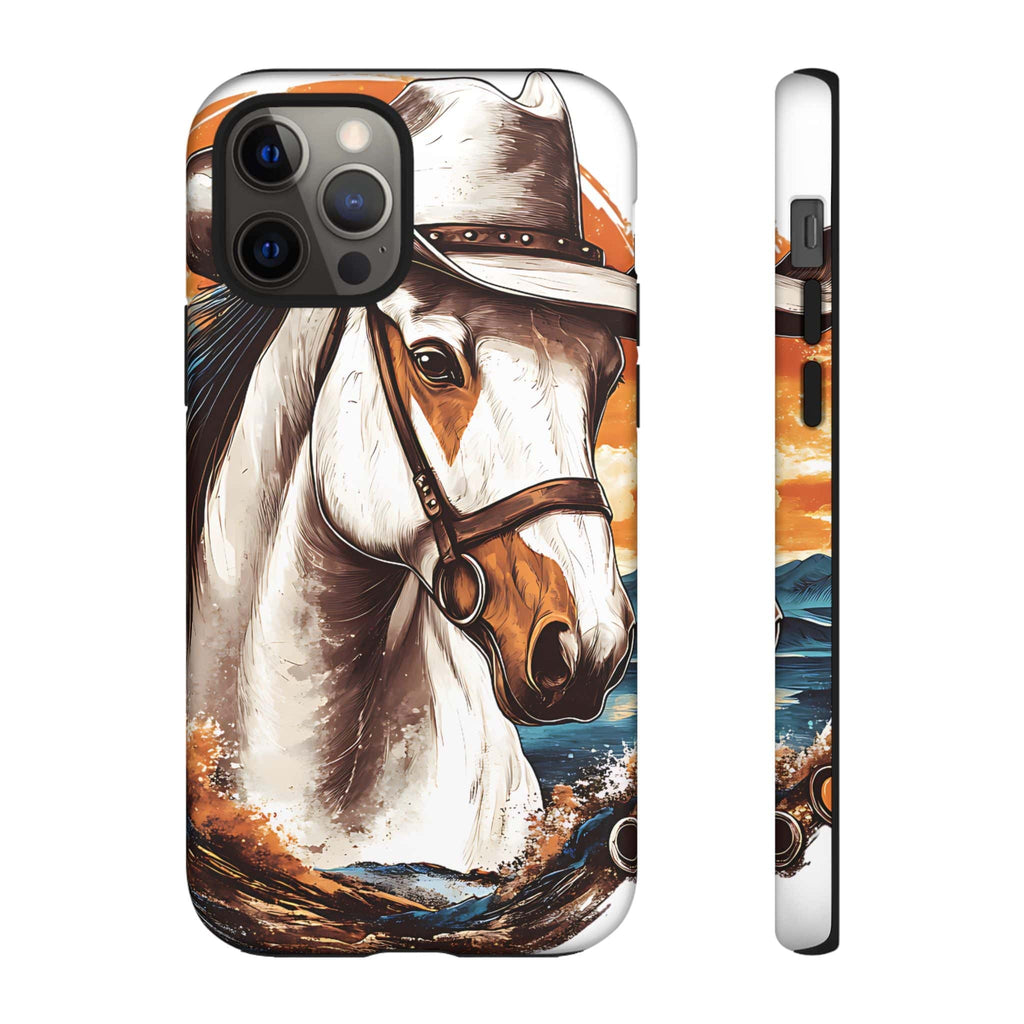 White Hat Horse-Phone Cases
