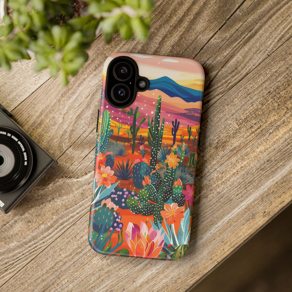 Colorful Cactus Phone Case