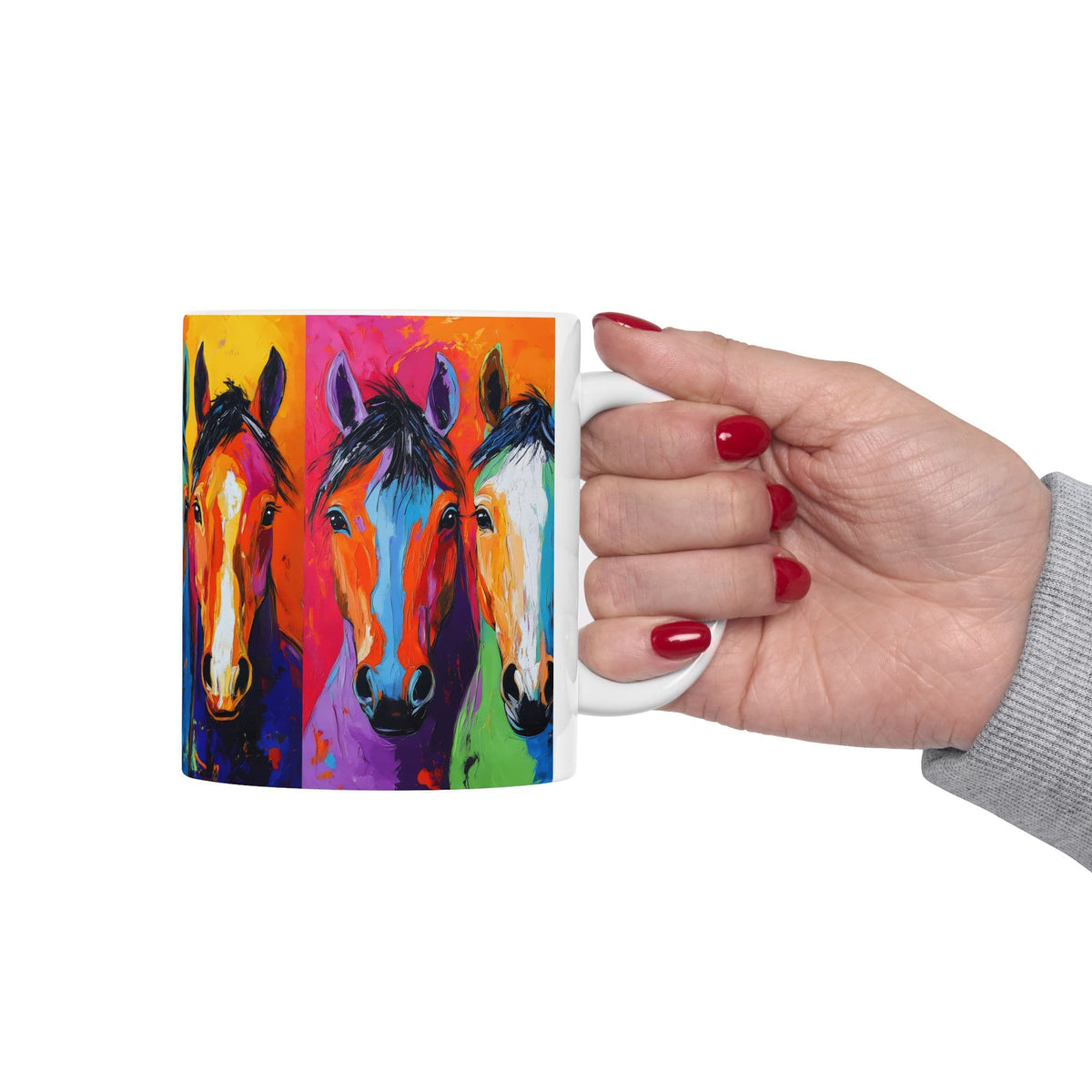 Colorful Horse Mug