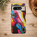 Abstract Colorful Horse Phone Case