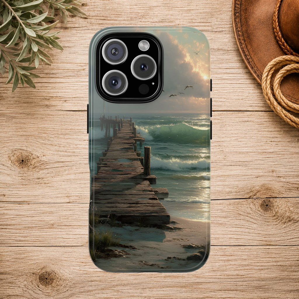 Wooden  Seaside Pier Phone Case