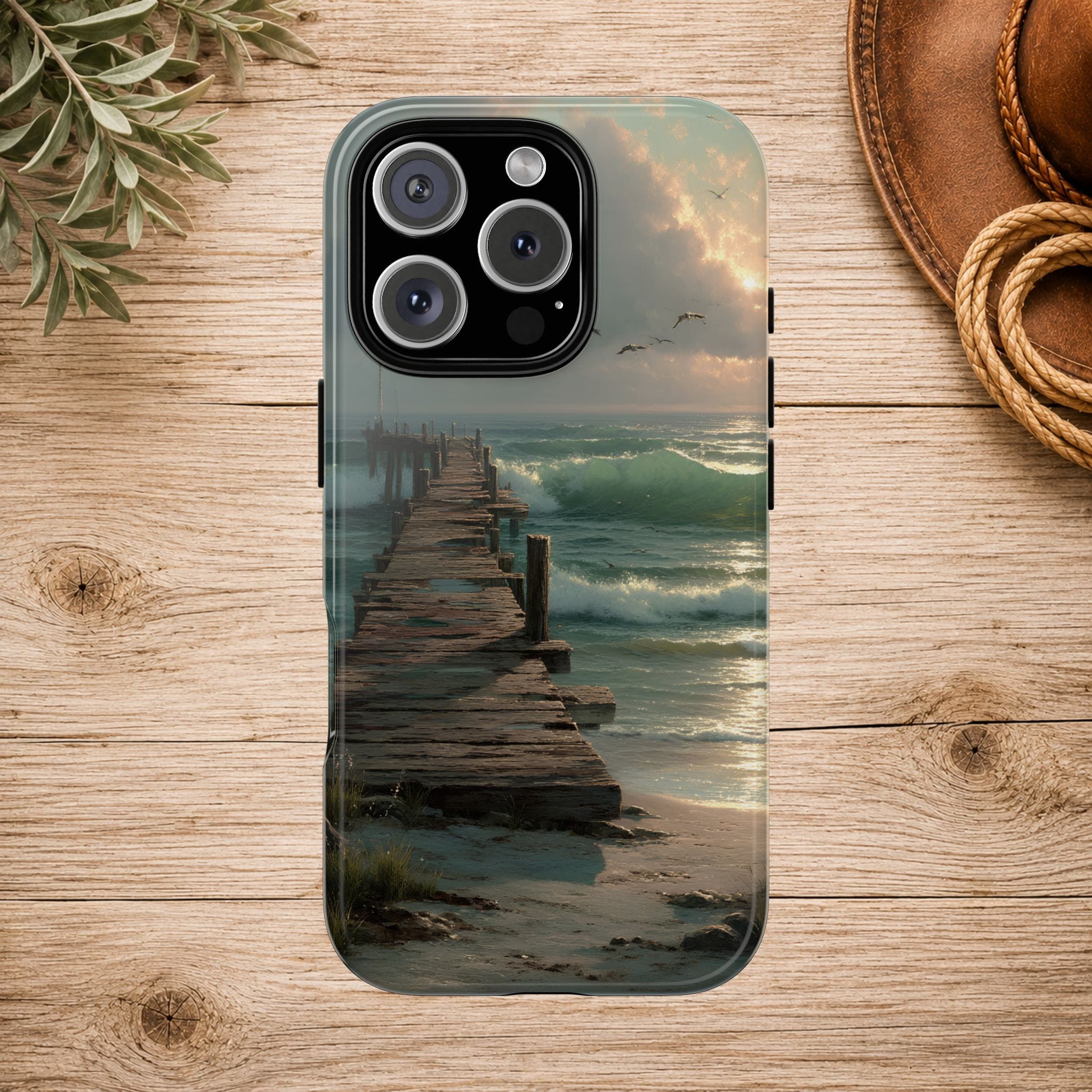 Wooden  Seaside Pier Phone Case