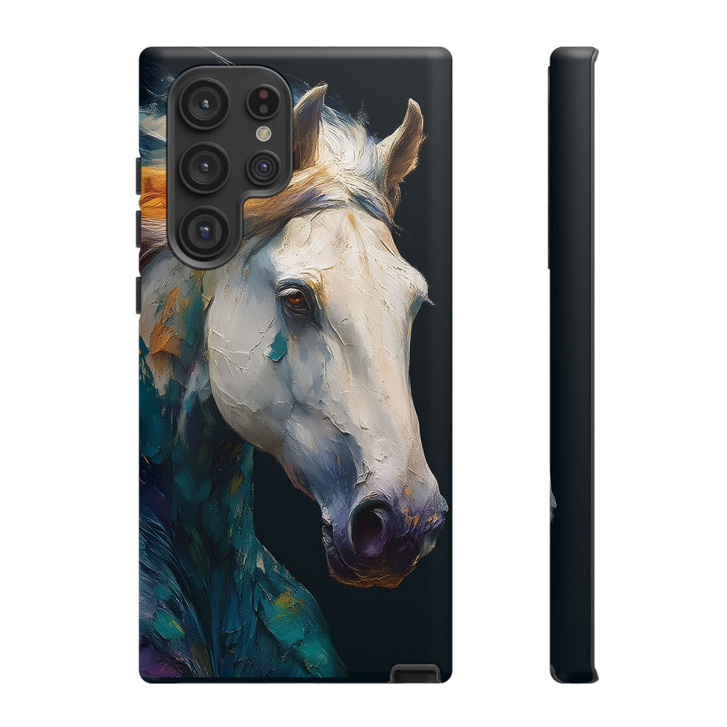 White Horse Art Phone Case