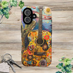 Floral Guitar- Phone Case