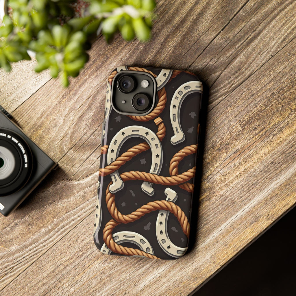 Horseshoes and Ropes-Phone Case