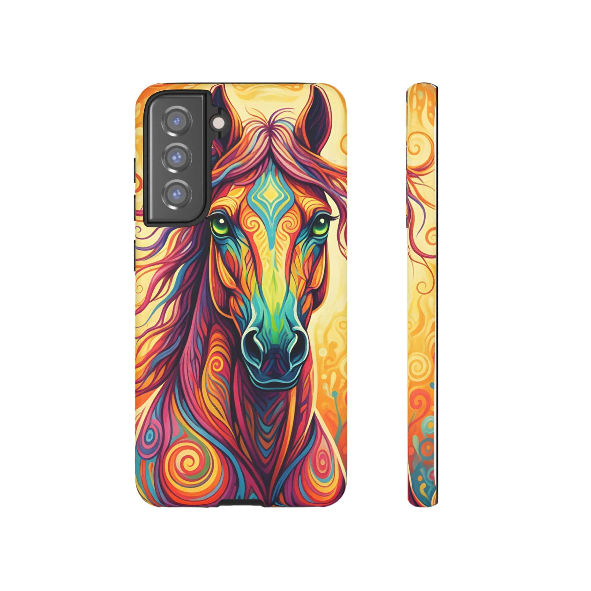 Vibrant Swirl Stallion - Phone Cover