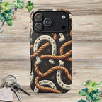 Horseshoes and Ropes-Phone Case