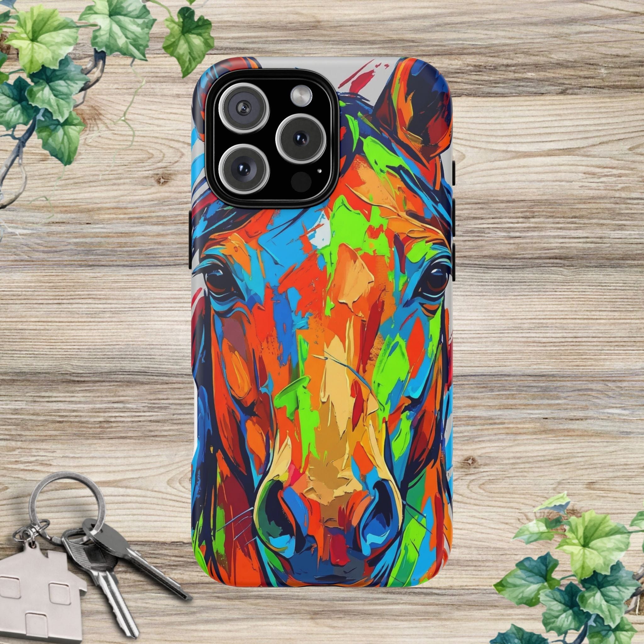 Colorful Abstract Horse Phone Case