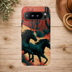 Desert Run Wild Horse Phone Case