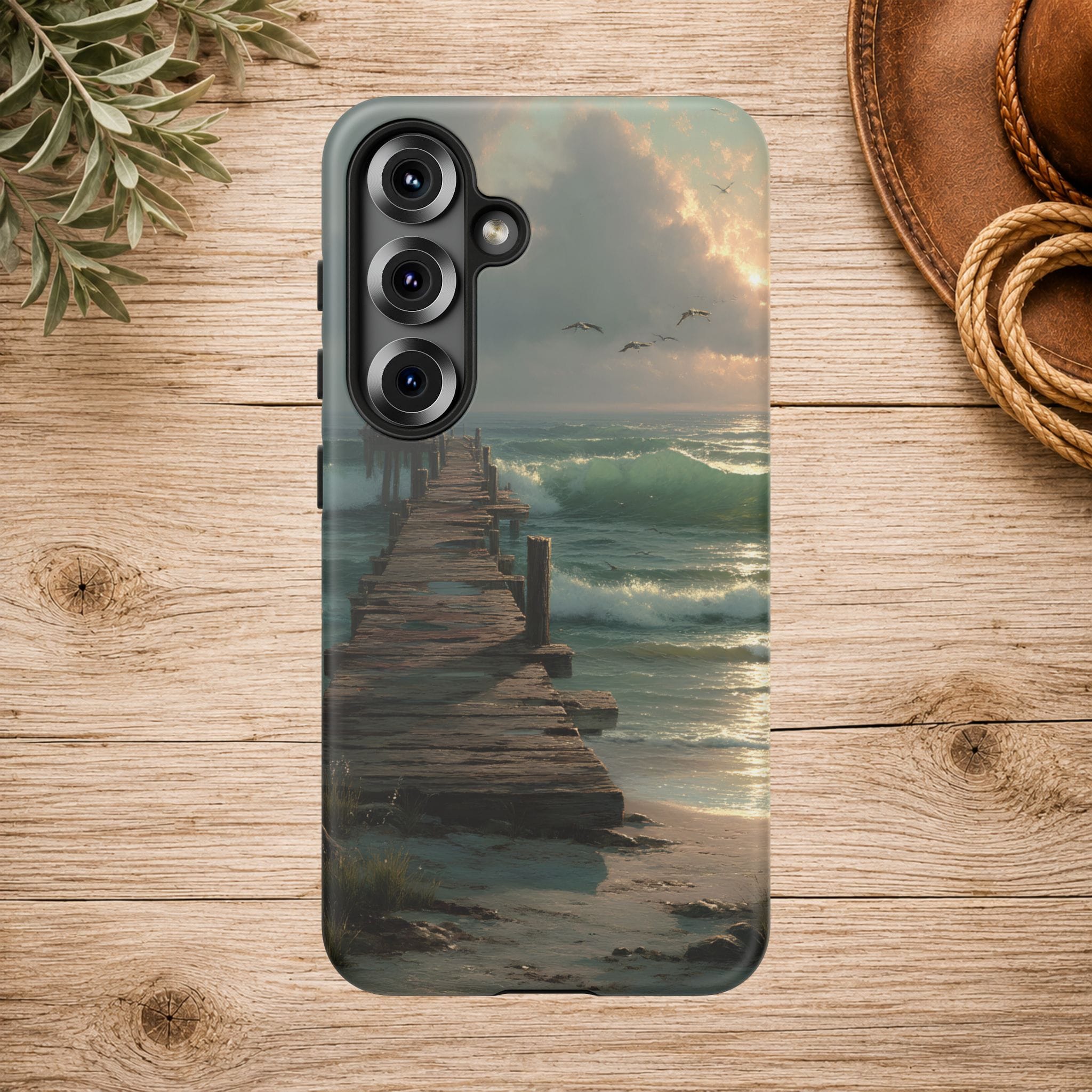 Wooden  Seaside Pier Phone Case