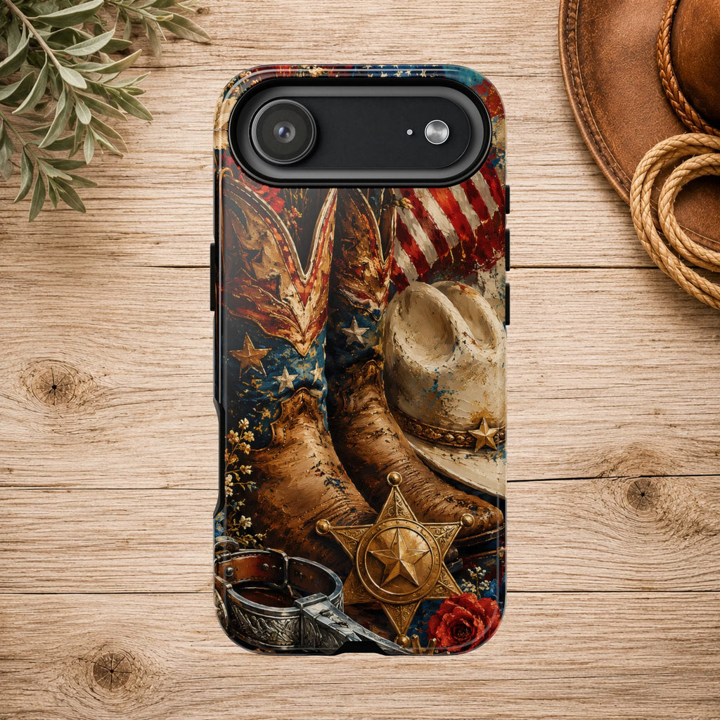 Patriotic Cowgirl Phone Case