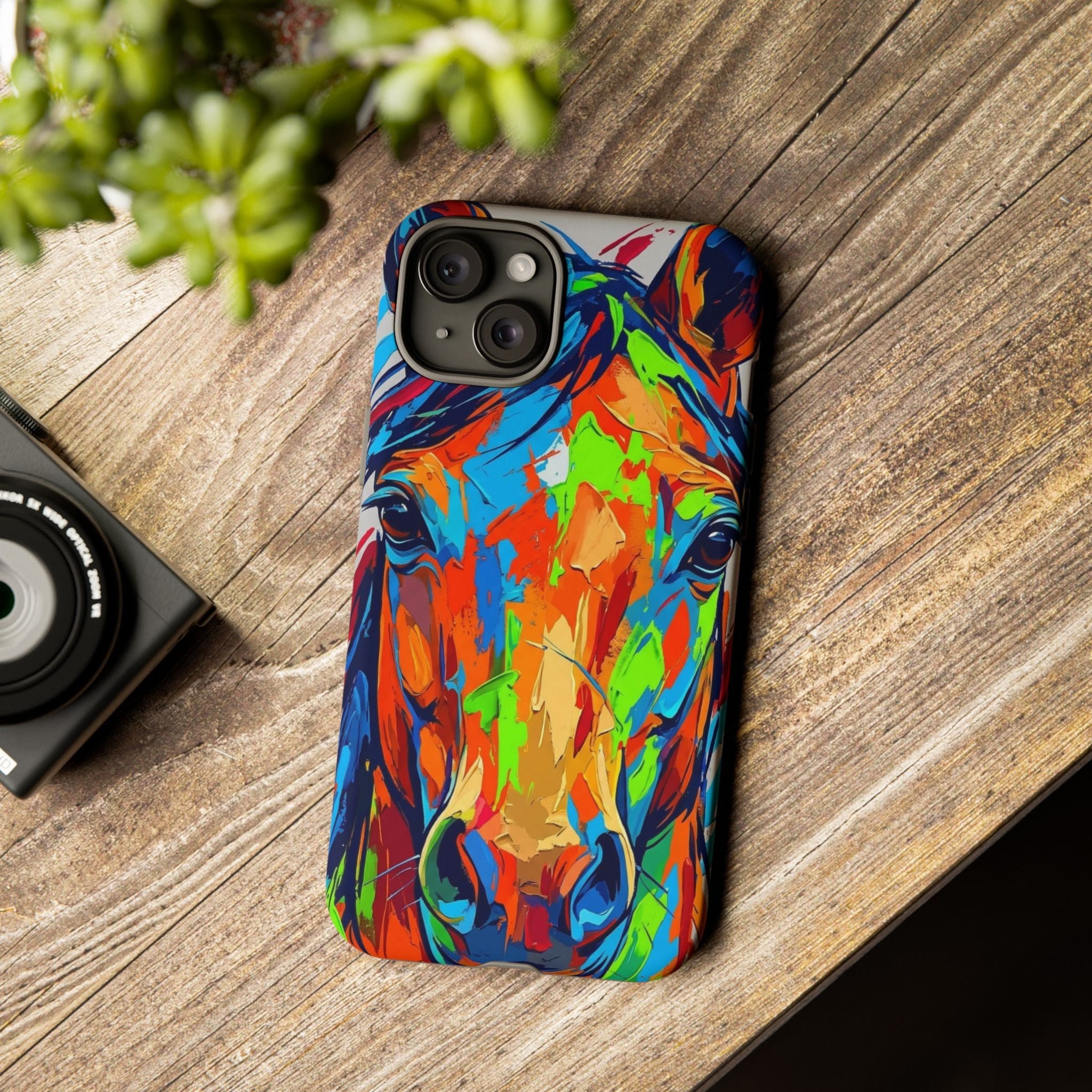 Colorful Abstract Horse Phone Case