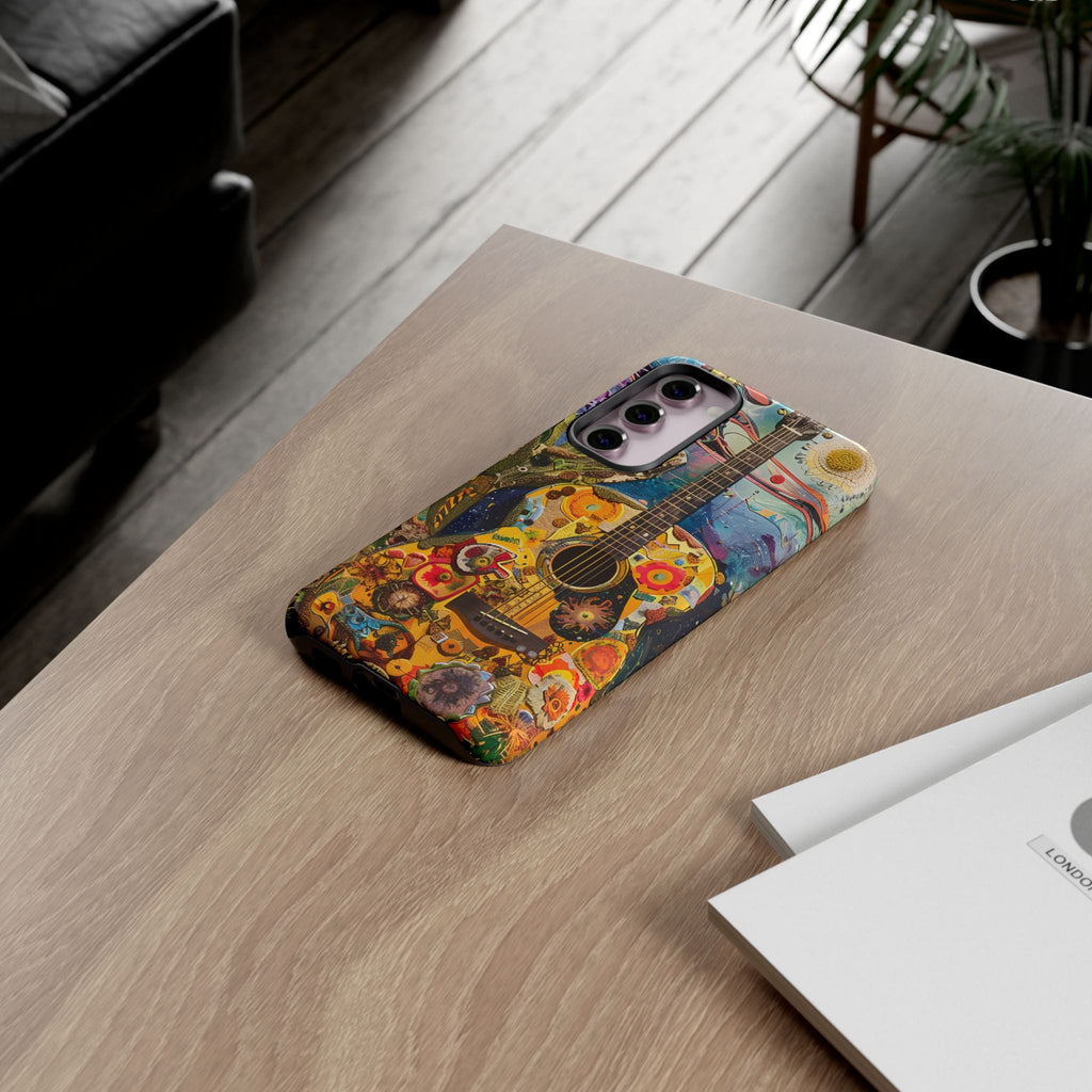 Floral Guitar- Phone Case