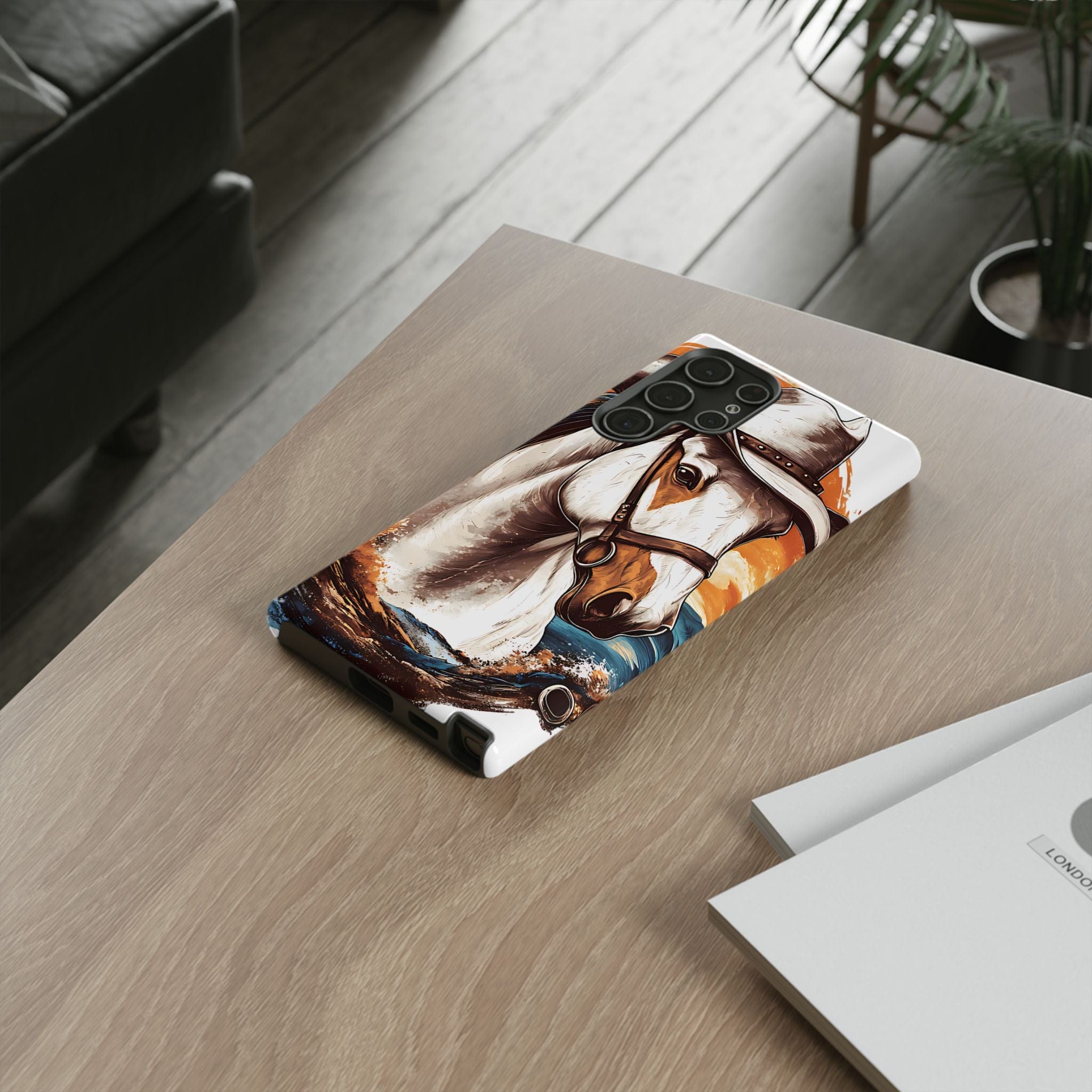 White Hat Horse-Phone Cases