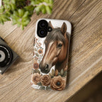 Painted Horse & Roses – Phone Case