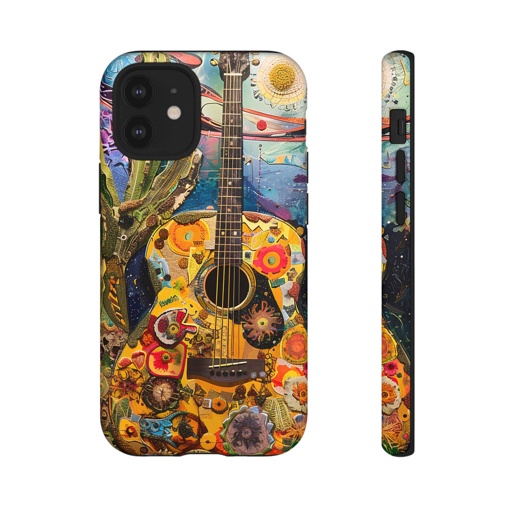 Floral Guitar- Phone Case
