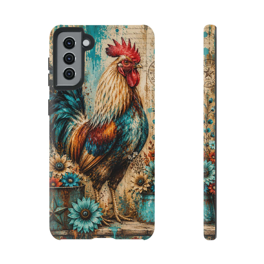 Rustic Farmhouse Rooster Phone Case