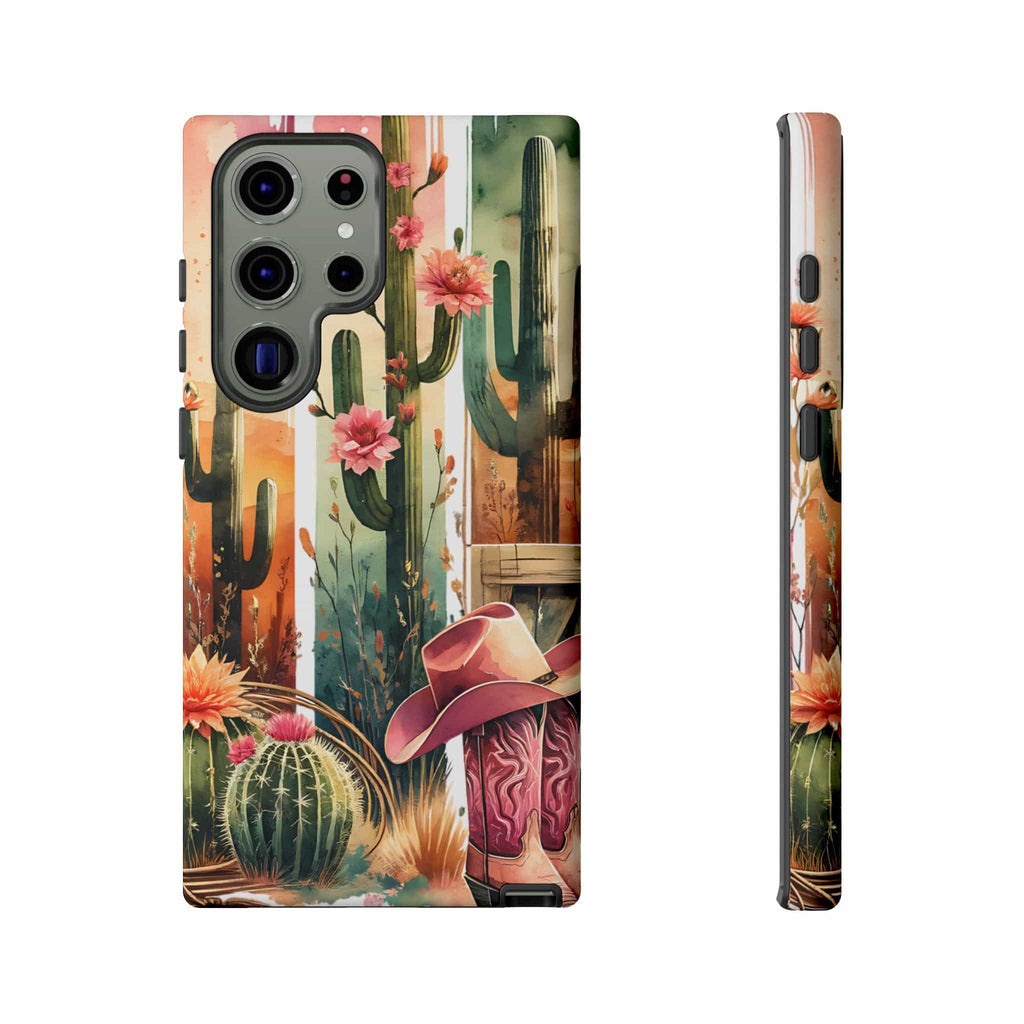 Southwestern Floral Cactus -Tough Case