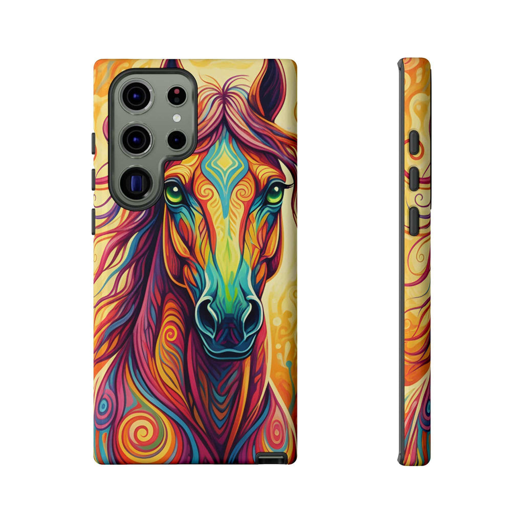 Vibrant Swirl Stallion - Phone Cover