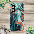 Colorful Horse Head – Turquoise