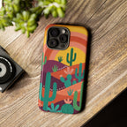 Desert Sunset Cactus Phone Case