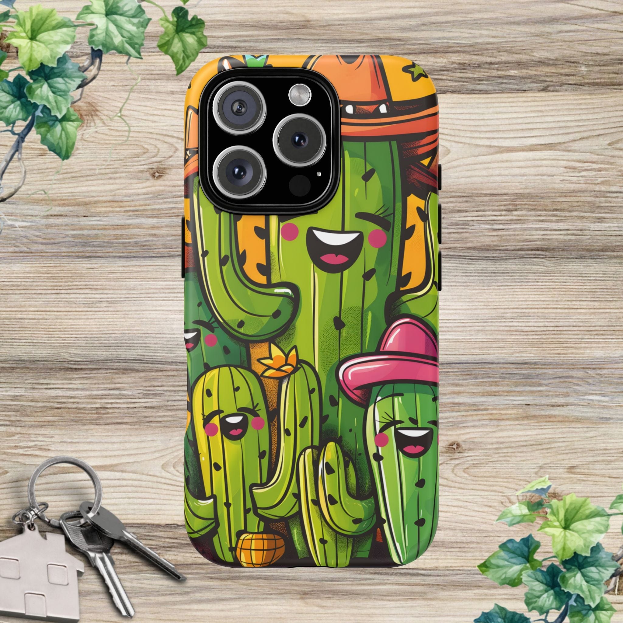 Happy Cactus Crew Phone Case