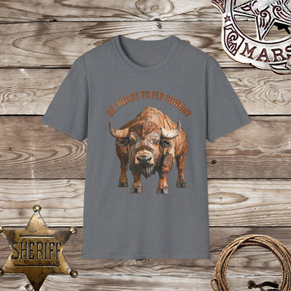 Softstyle Unisex T-Shirt -Wooden Bull