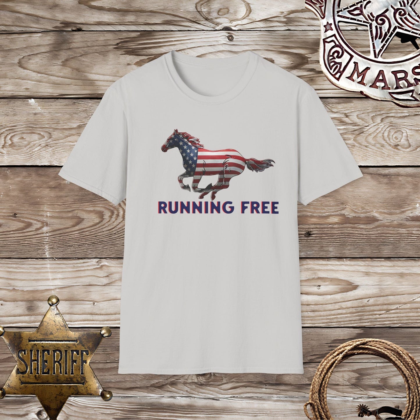 Softstyle Unisex T-Shirt: Running Free