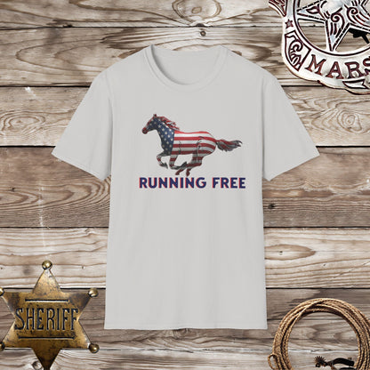 Softstyle Unisex T-Shirt: Running Free