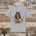 Vintage Horse Floral T-Shirt