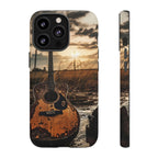 Guitar in a Wet Field -Phone Case
