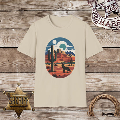 Softstyle Unisex T-Shirt - Desert Landscape Vibes