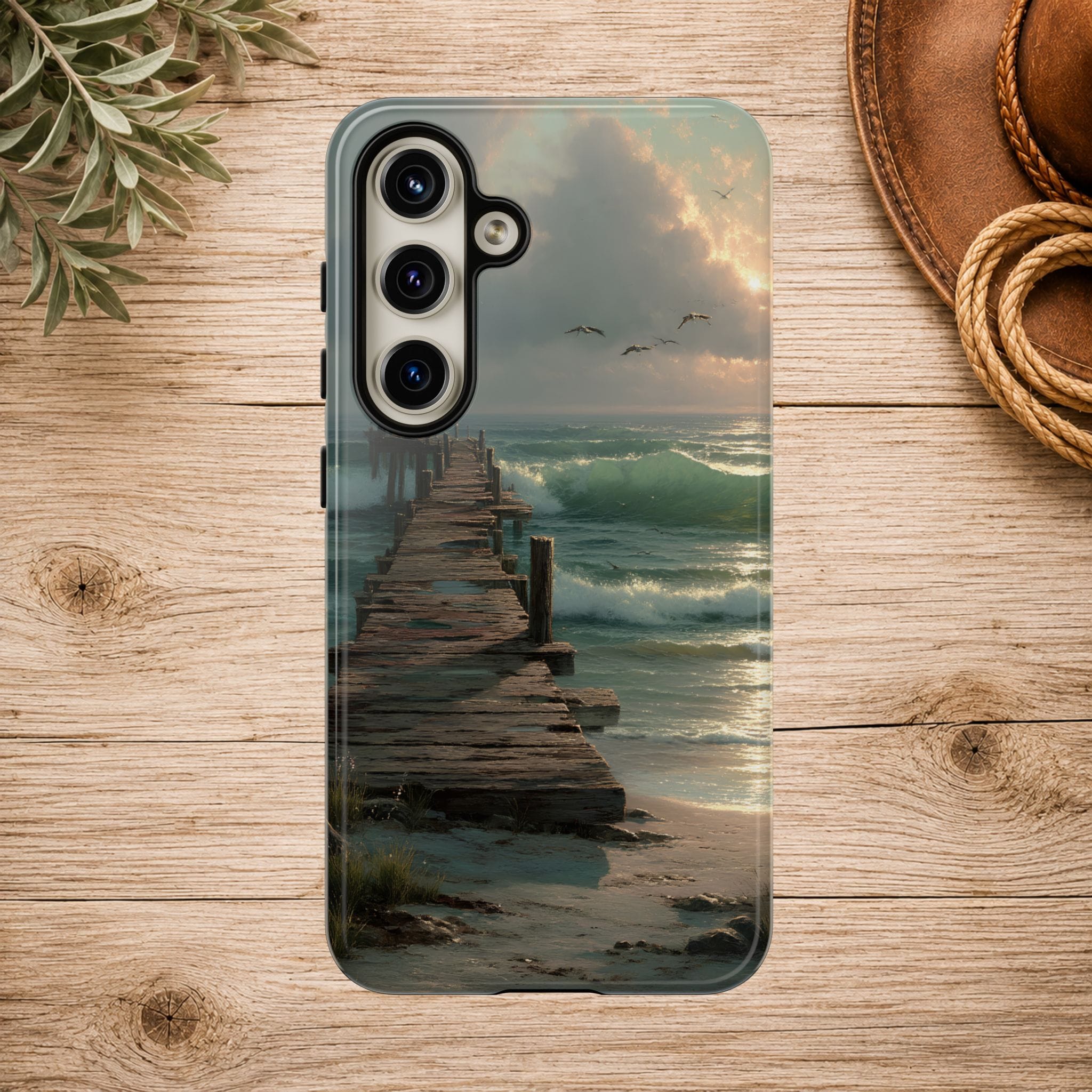 Wooden  Seaside Pier Phone Case