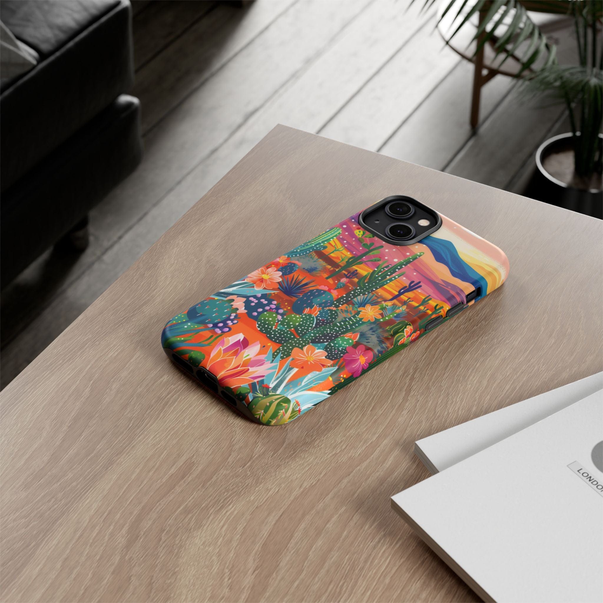 Colorful Cactus Phone Case