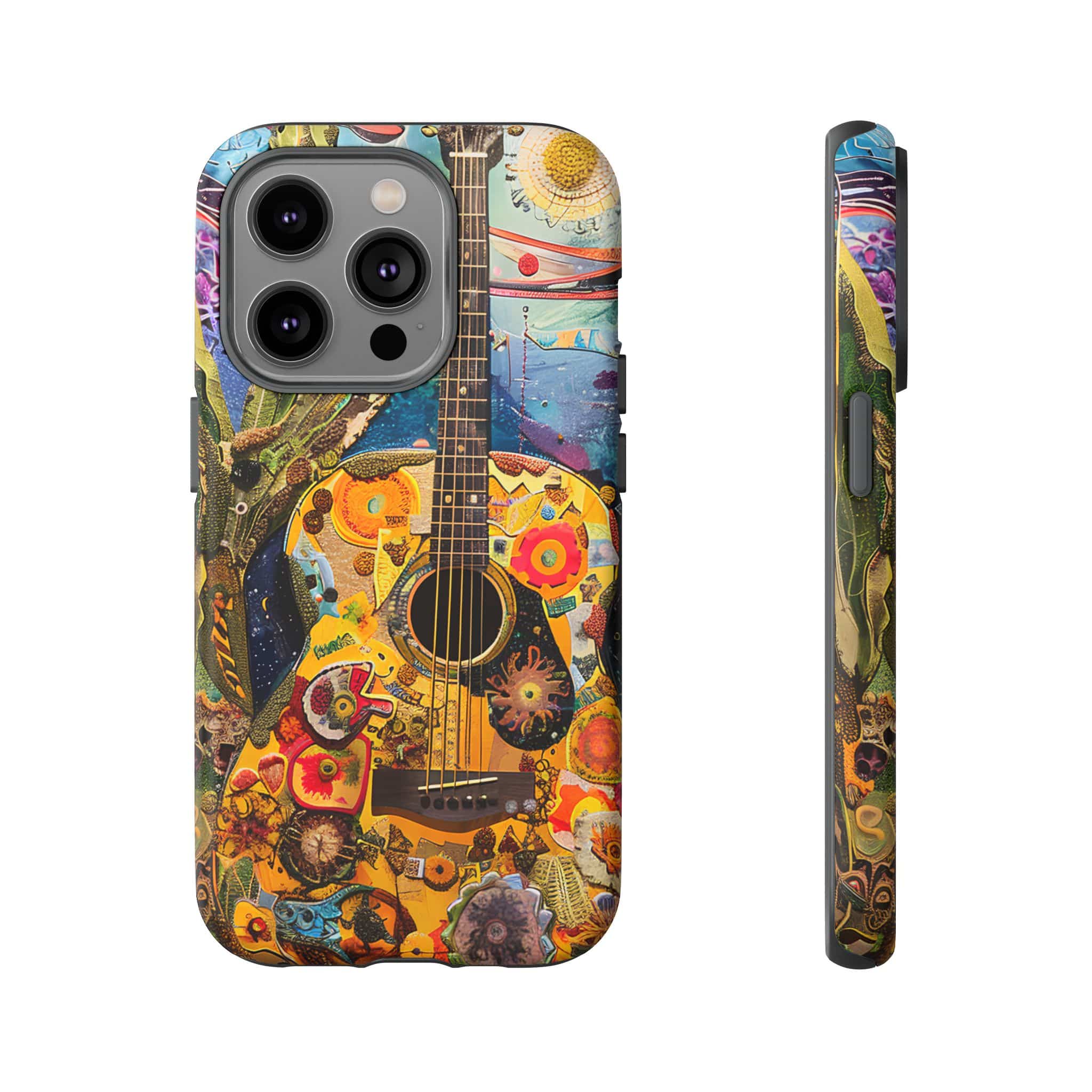 Floral Guitar- Phone Case