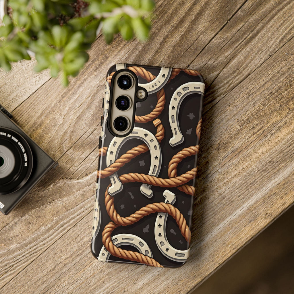 Horseshoes and Ropes-Phone Case