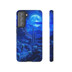 Blue Desert Moon Phone Case