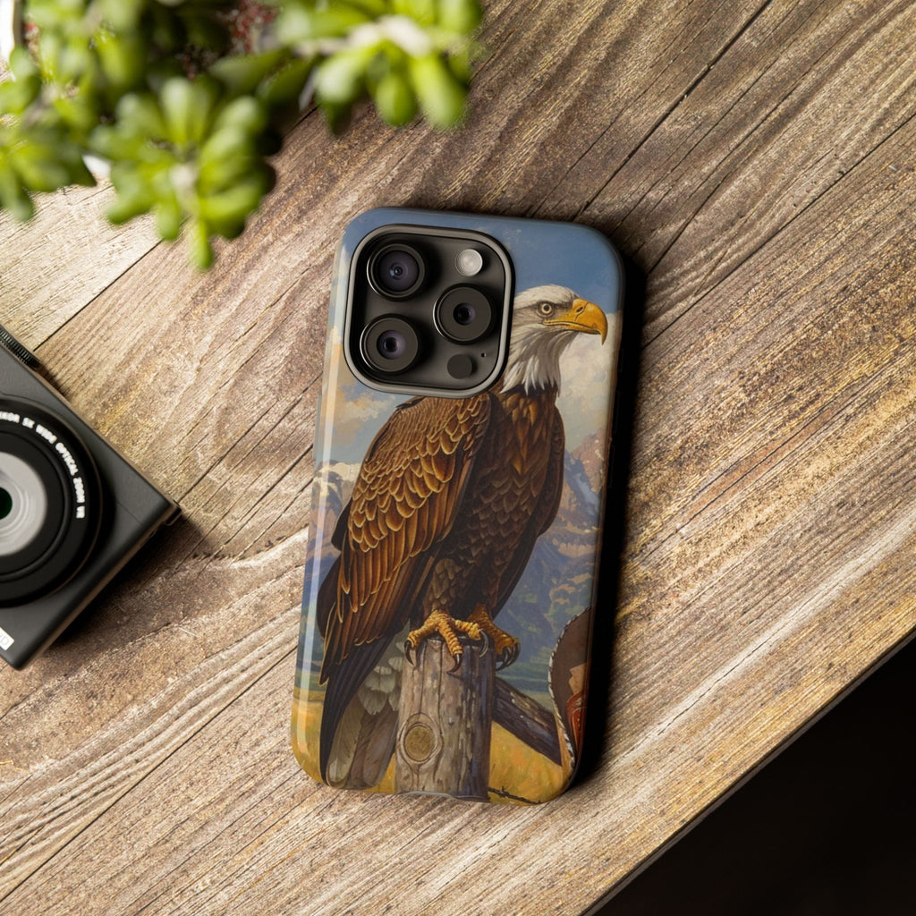 Vintage Bald Eagle Patriotic Phone Case