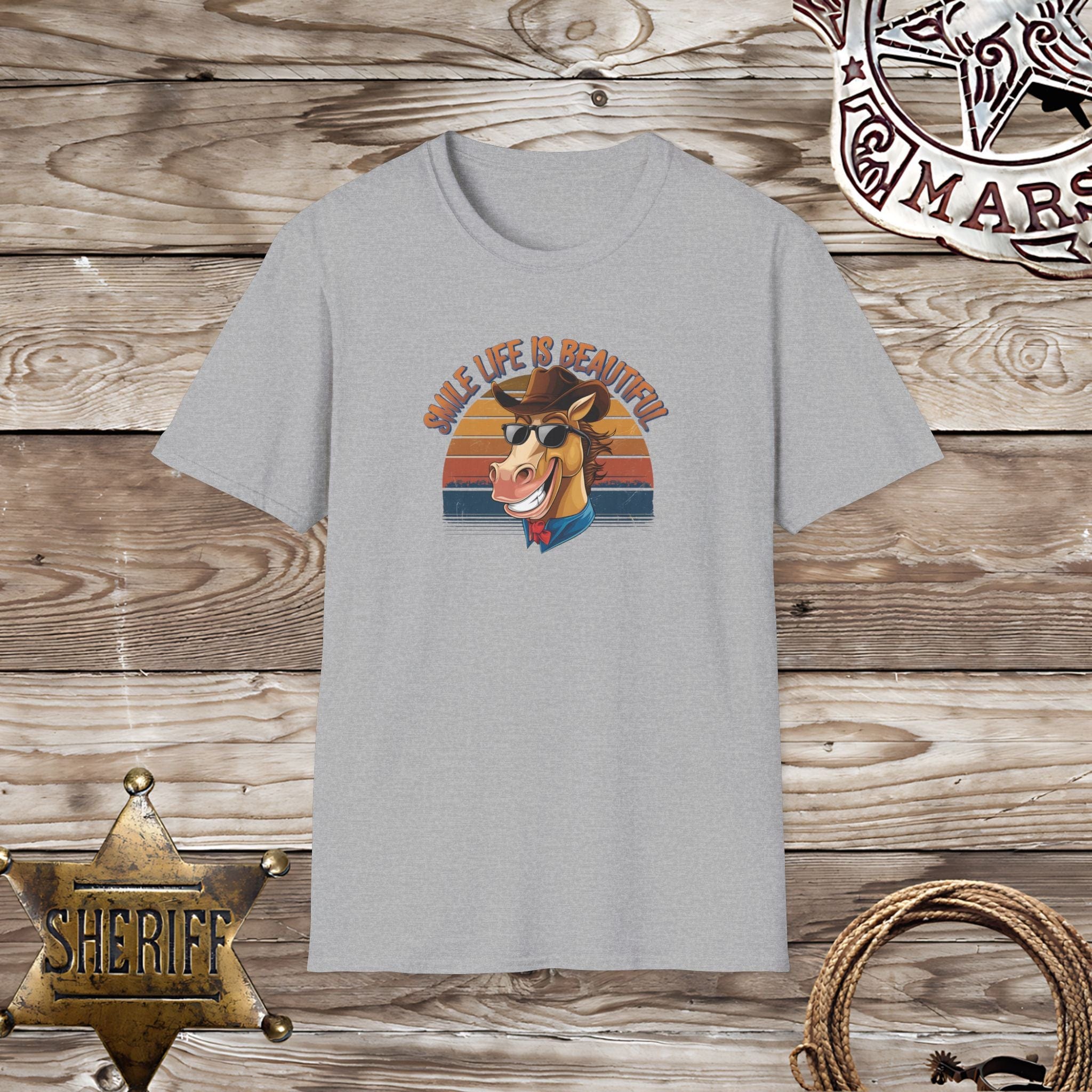 Smile Life is Beautiful  T-shirt