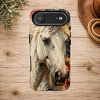 Patriotic White Horse Phone Case