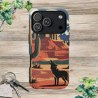 Mountain and Wolf -Phone Case