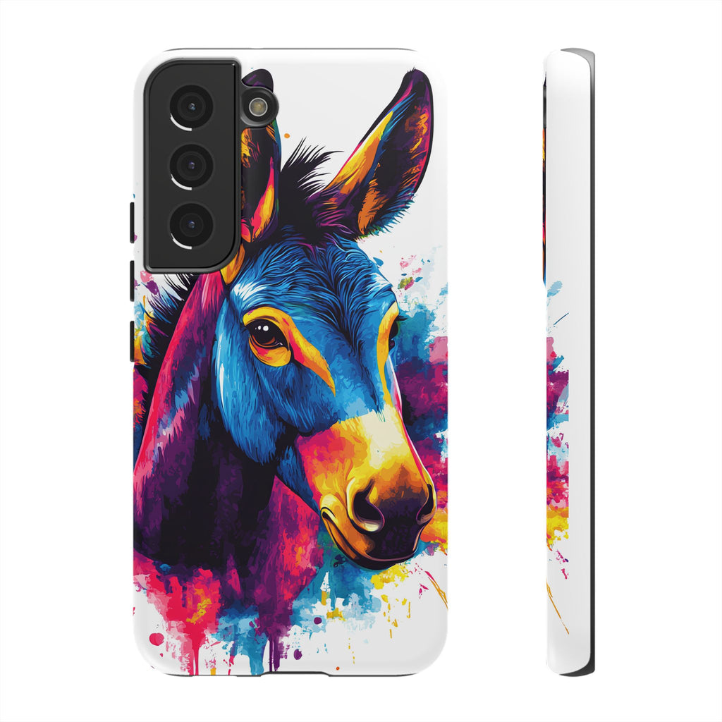 Color Splash Donkey Phone Case