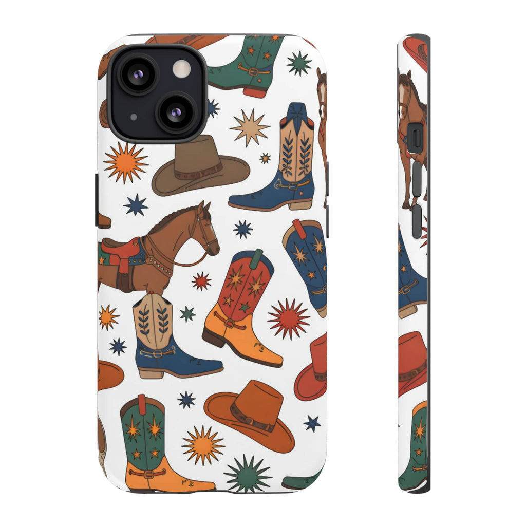 Cowboy Boots, Hats & Horses Phone Case