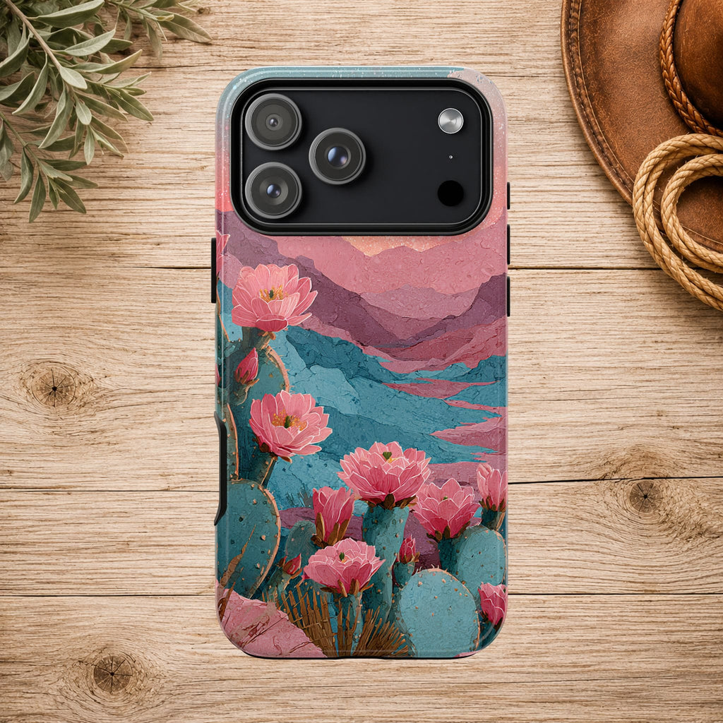 Desert Bloom Sunset Phone Case