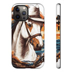 White Hat Horse-Phone Cases