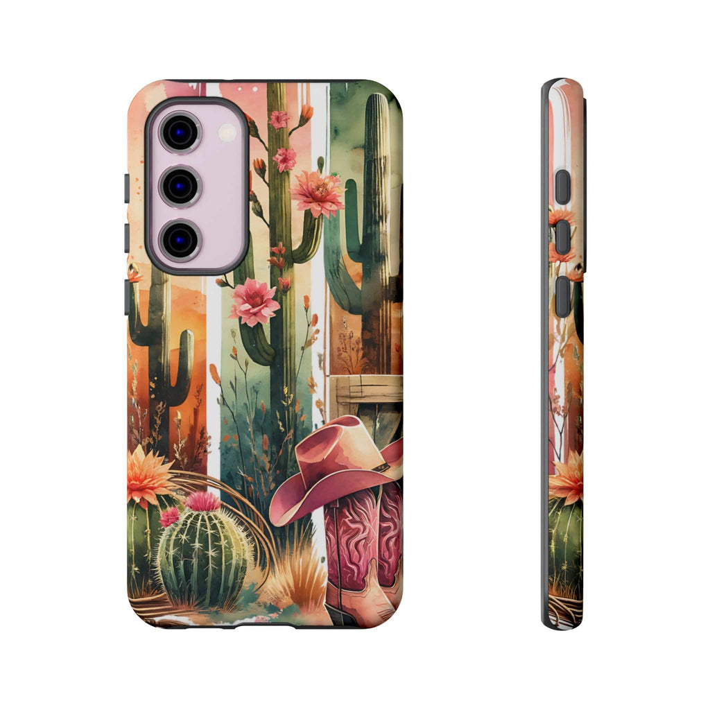Southwestern Floral Cactus -Tough Case