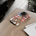 Patriotic Cowboy Bunny Phone Case